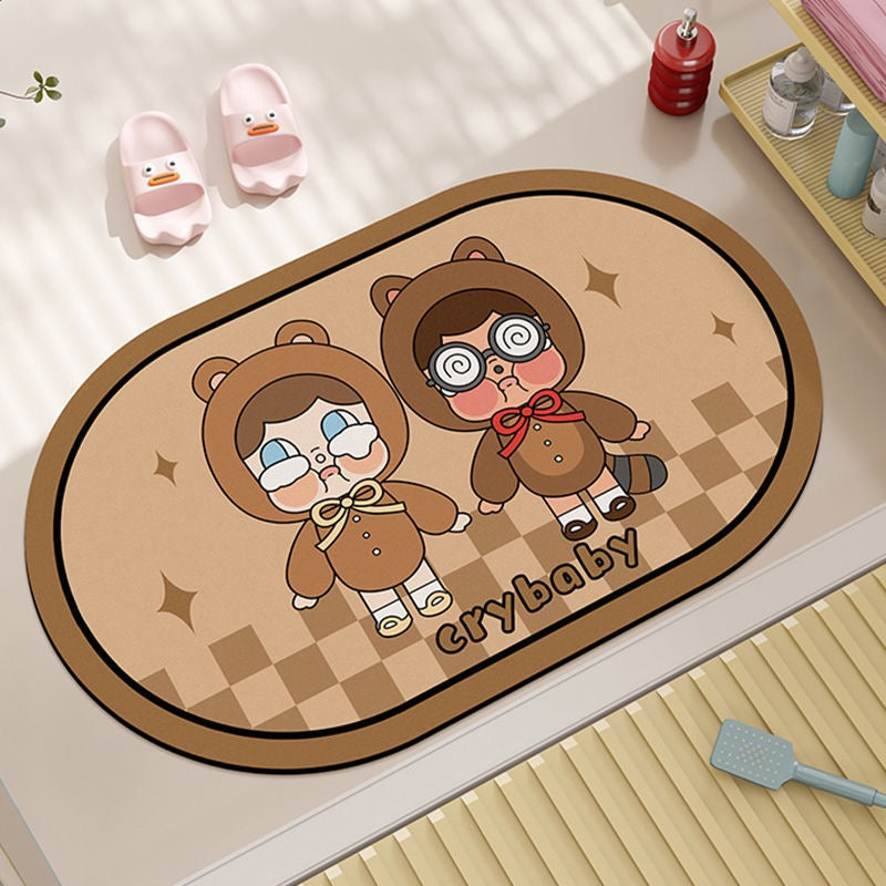Crybaby Bathroom absorbent mat