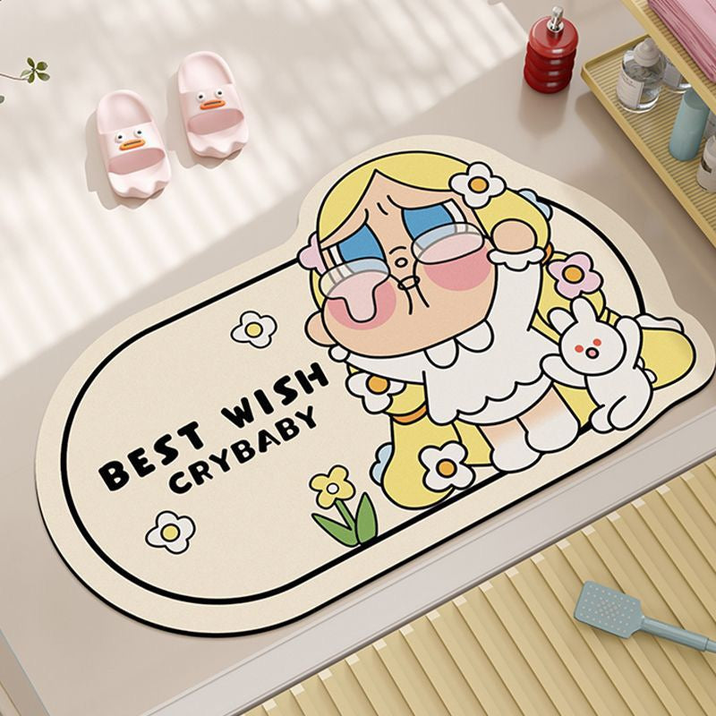 Crybaby Bathroom absorbent mat