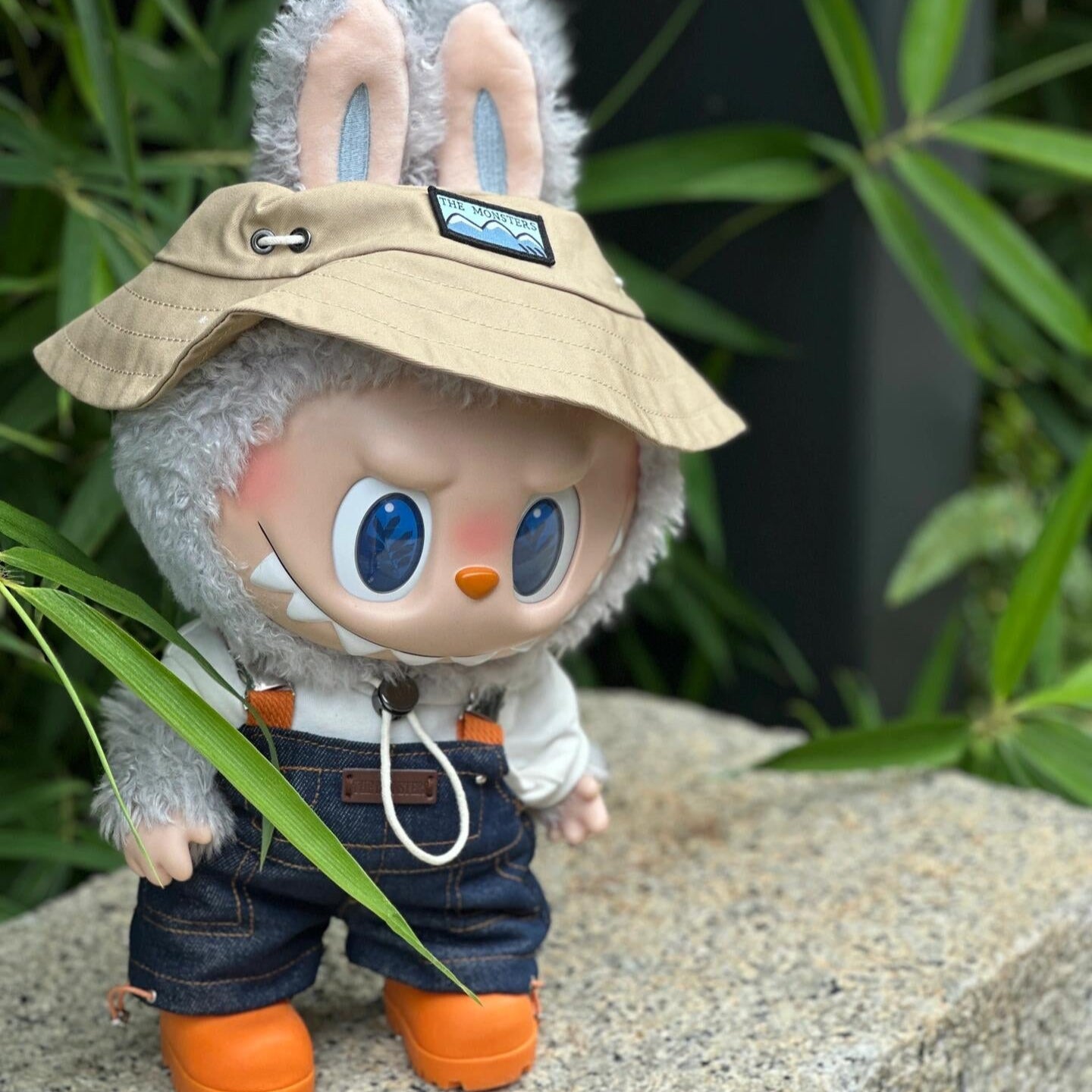 Labubu Fall in wild plush doll with key chain